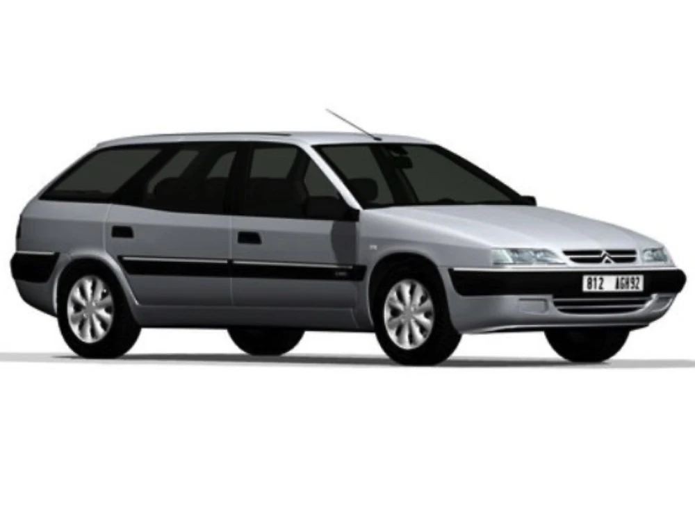 Citroen Xantia Break wiper blades 1995–1999 X2 kombi 12.1997-11.1999 metal rear wiper