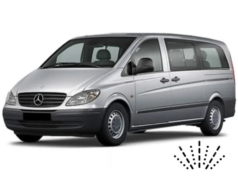 Wycieraczki Mercedes Vito 2003–2005 W639 MPV 10.2003-08.2005 ze zintegrowanym spryskiwaczem
