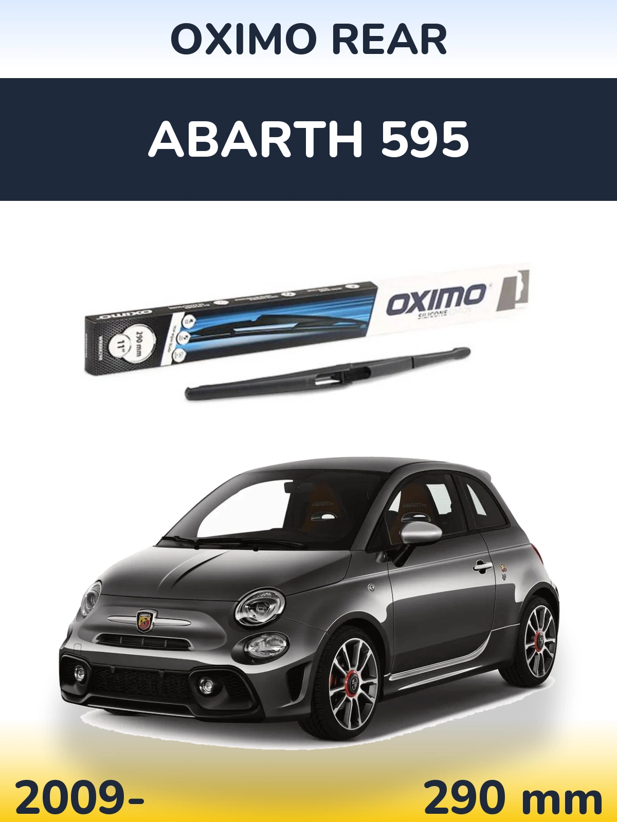 Tylna wycieraczka Oximo Rear 290 mm do Abarth 595 2009-2026