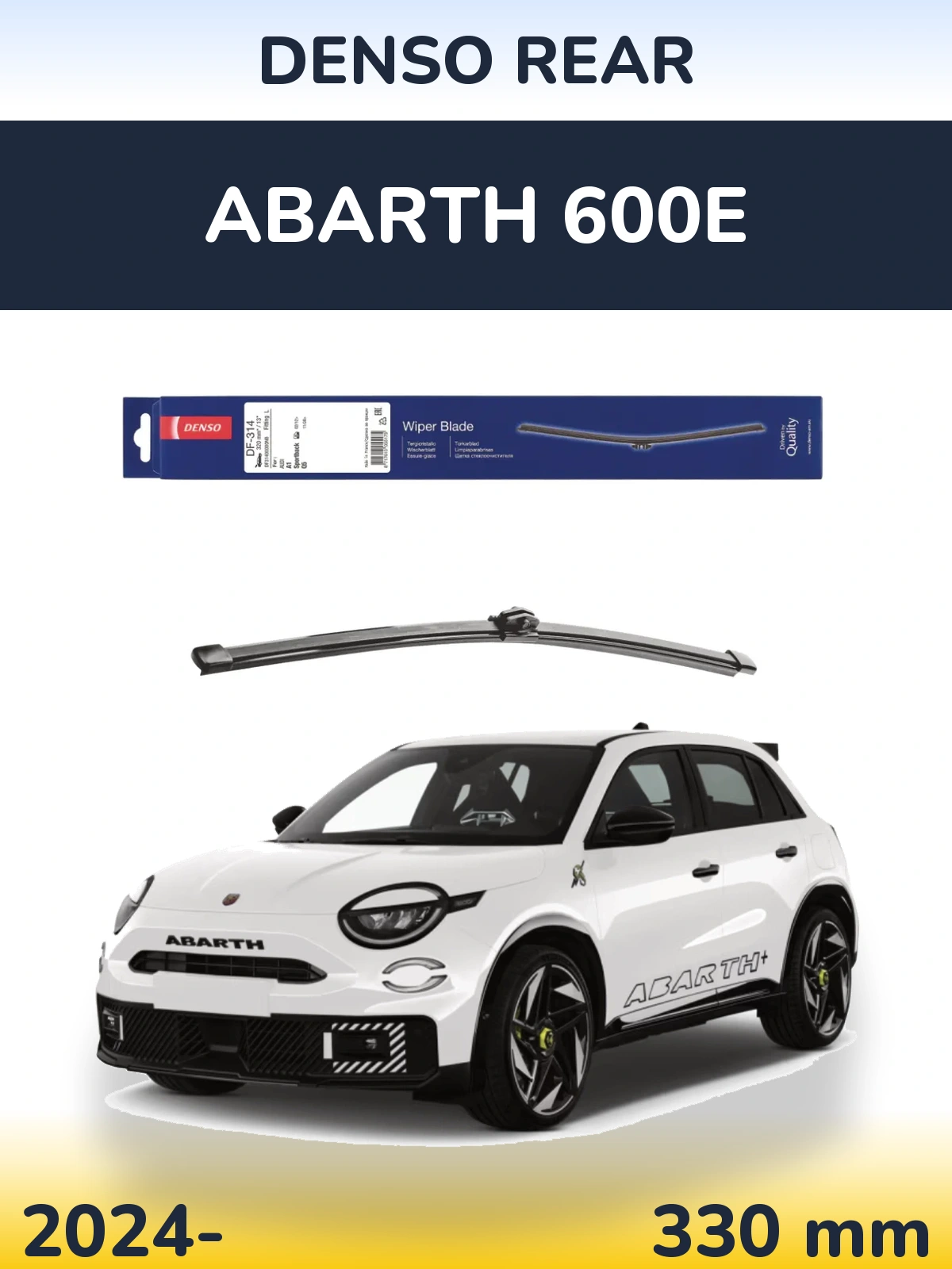 Tylna wycieraczka Denso Rear 320 mm do Abarth 600e 2024-2026