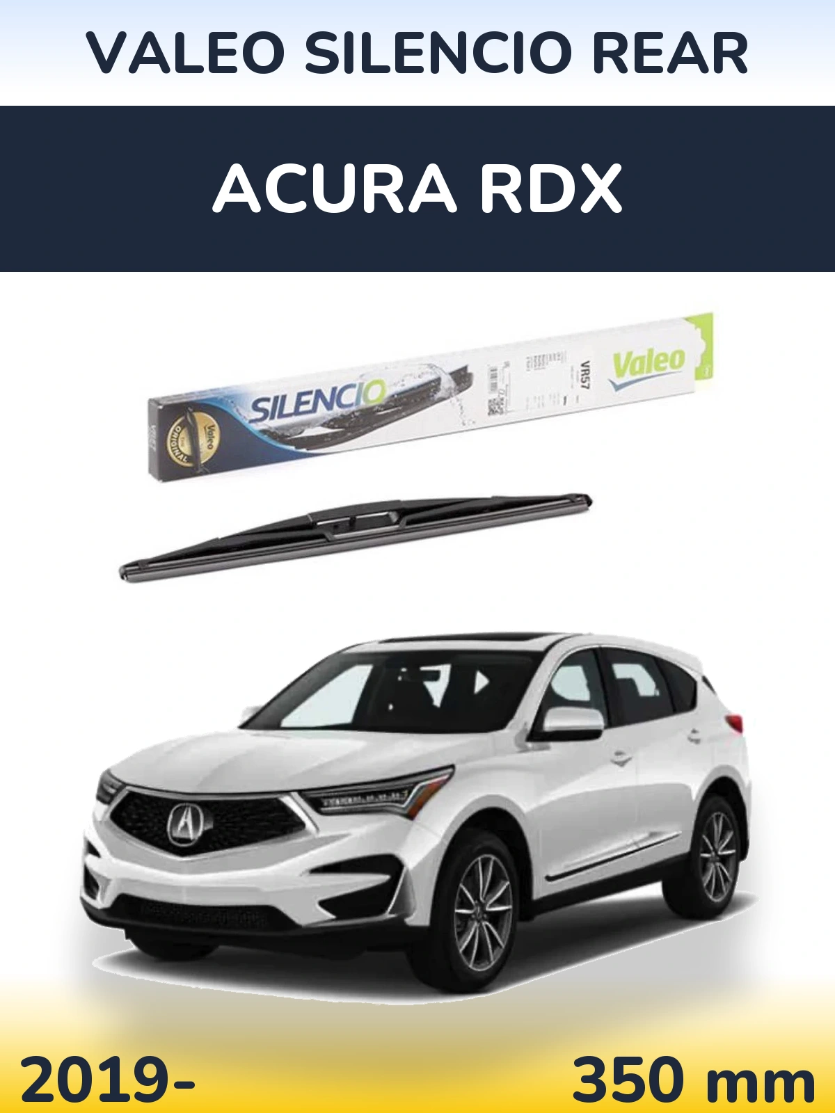 Tylna wycieraczka Valeo Silencio Rear 345 mm do Acura RDX 2019-2026