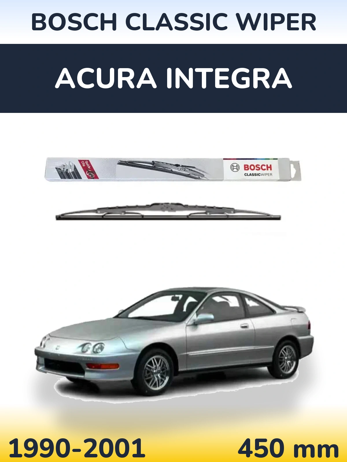 Задний дворник BOSCH Classic Wiper 450 мм для Acura Integra 1990-2001