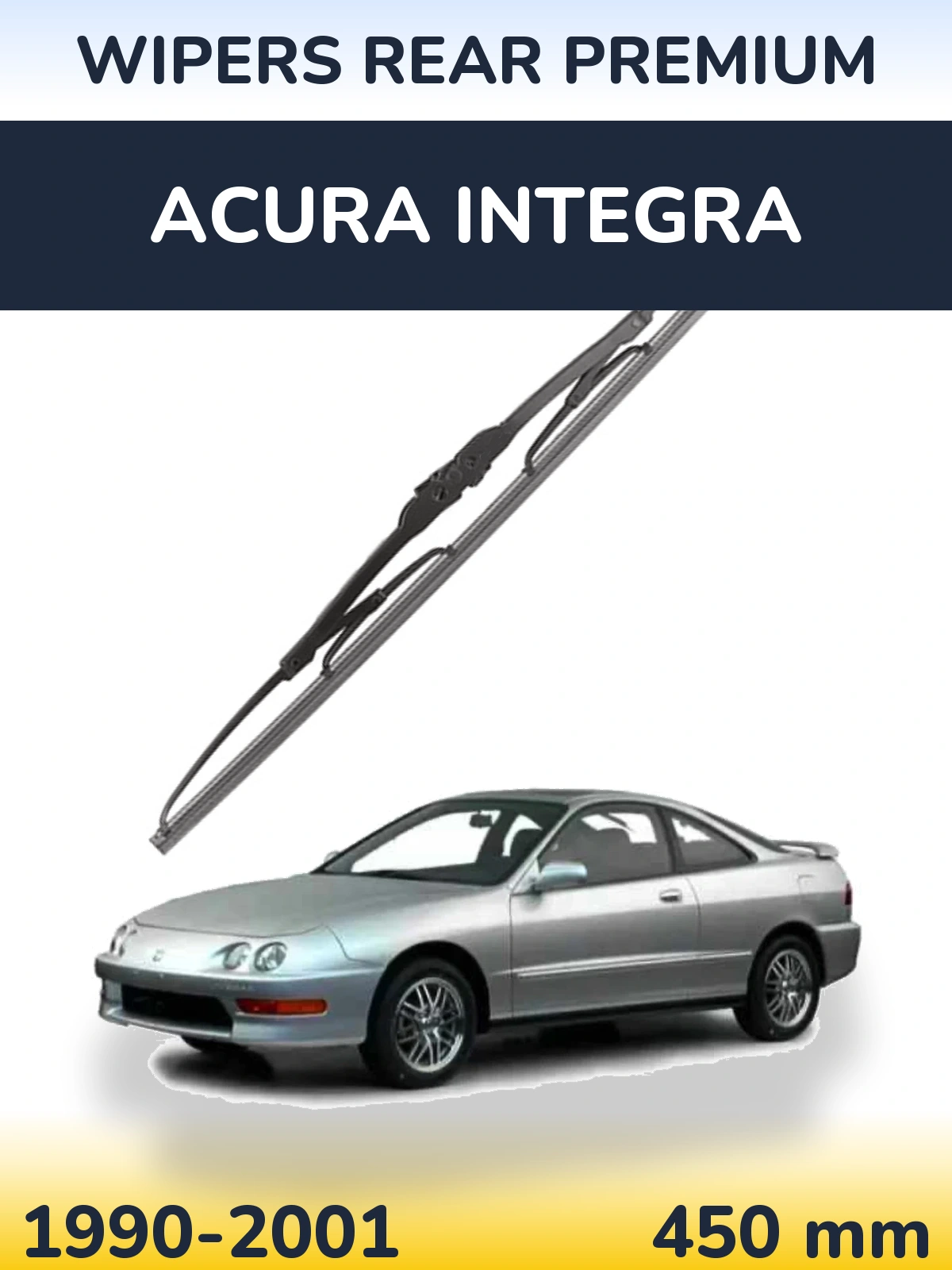 Rear wiper blade WIPERS REAR PREMIUM 450 mm for Acura Integra 1990-2001