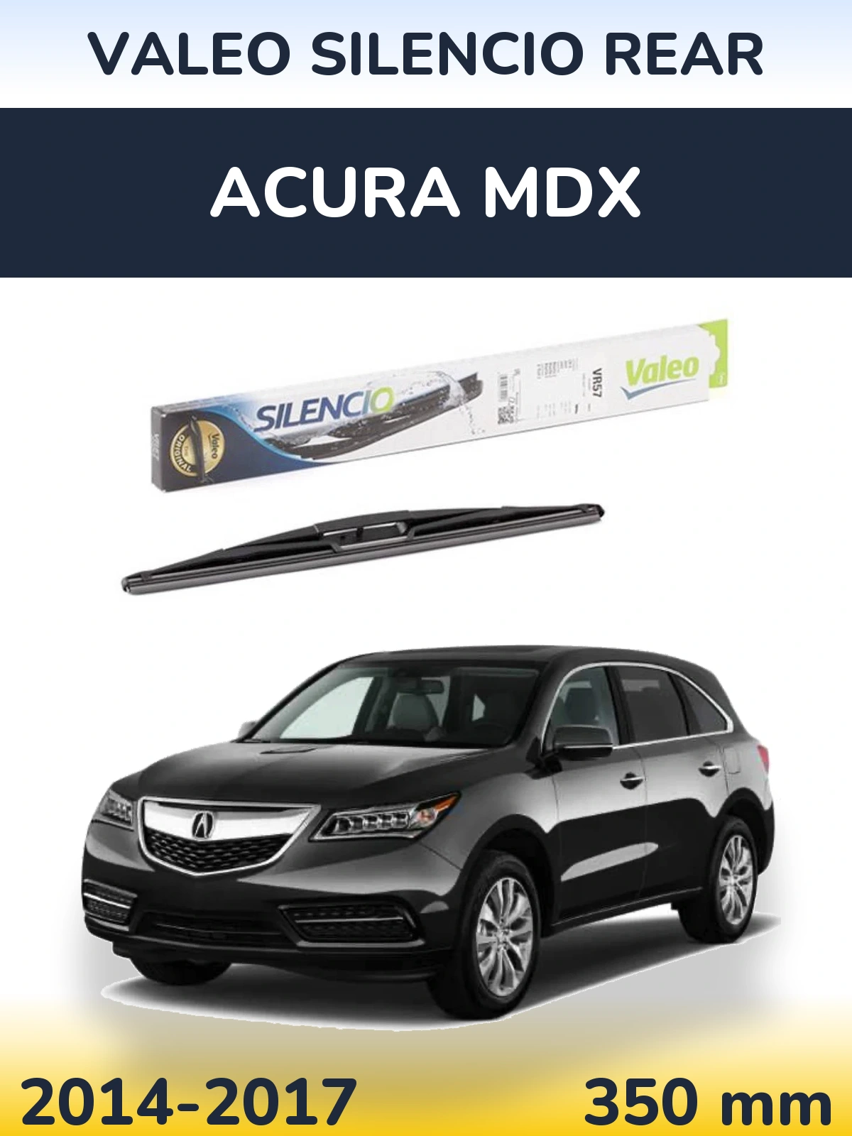Tylna wycieraczka Valeo Silencio Rear 345 mm do Acura MDX 2014-2017