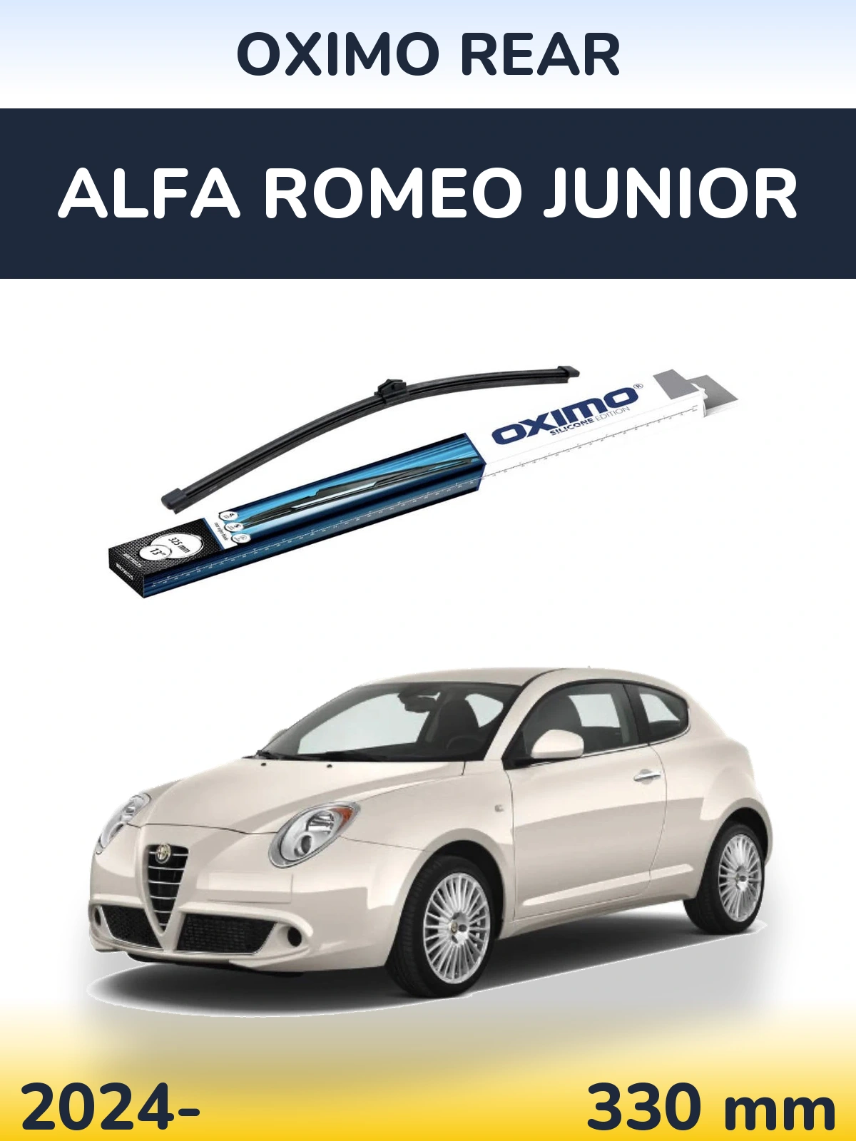 Tylna wycieraczka Oximo Rear 325 mm do Alfa Romeo Junior 2024-2026