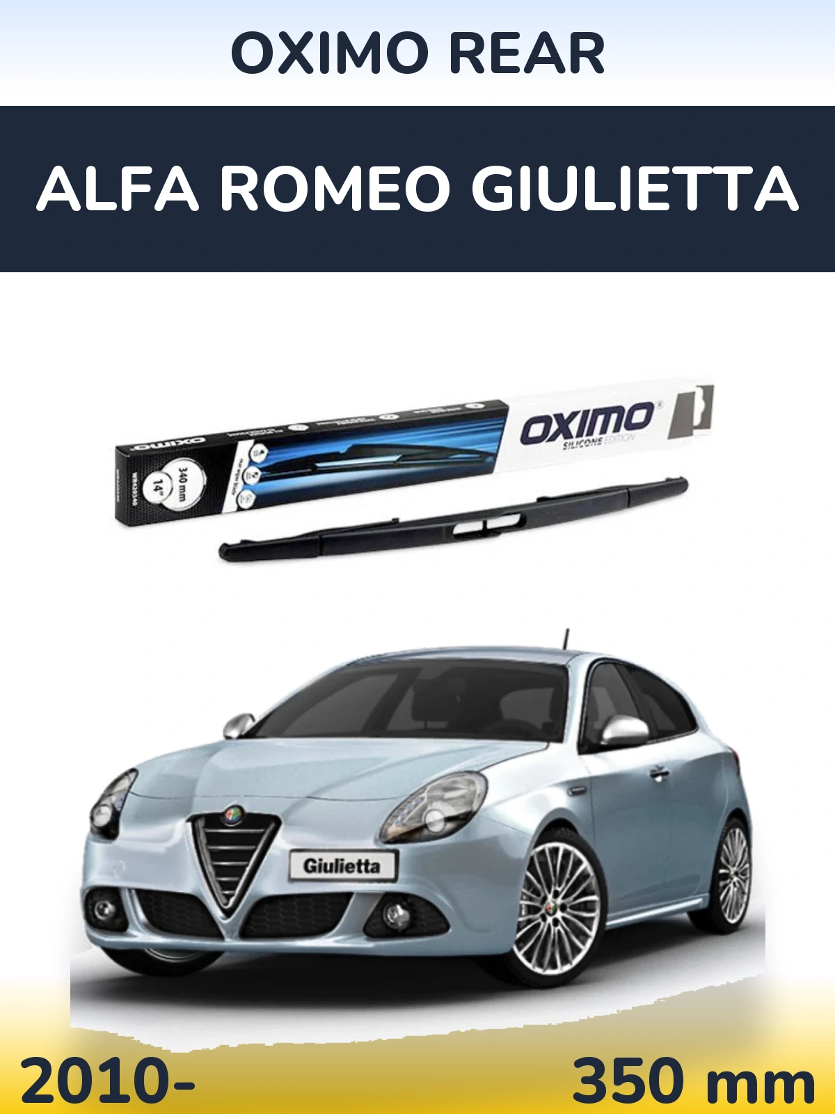 Tylna wycieraczka Oximo Rear 350 mm do Alfa Romeo Giulietta 2010-2026