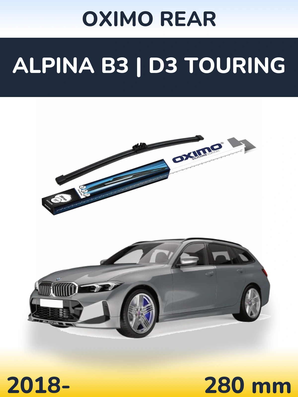 Tylna wycieraczka Oximo Rear 280 mm do Alpina B3 | D3 Touring 2018-2026
