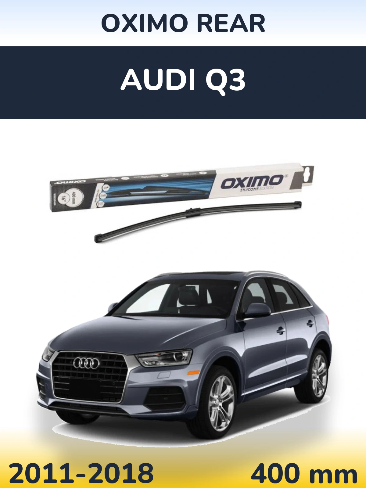 Tylna wycieraczka Oximo Rear 400 mm do Audi Q3 2011-2018