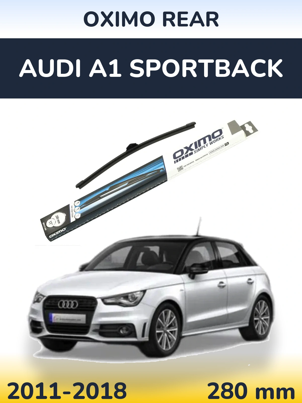 Tylna wycieraczka Oximo Rear 280 mm do Audi A1 Sportback 2011-2018