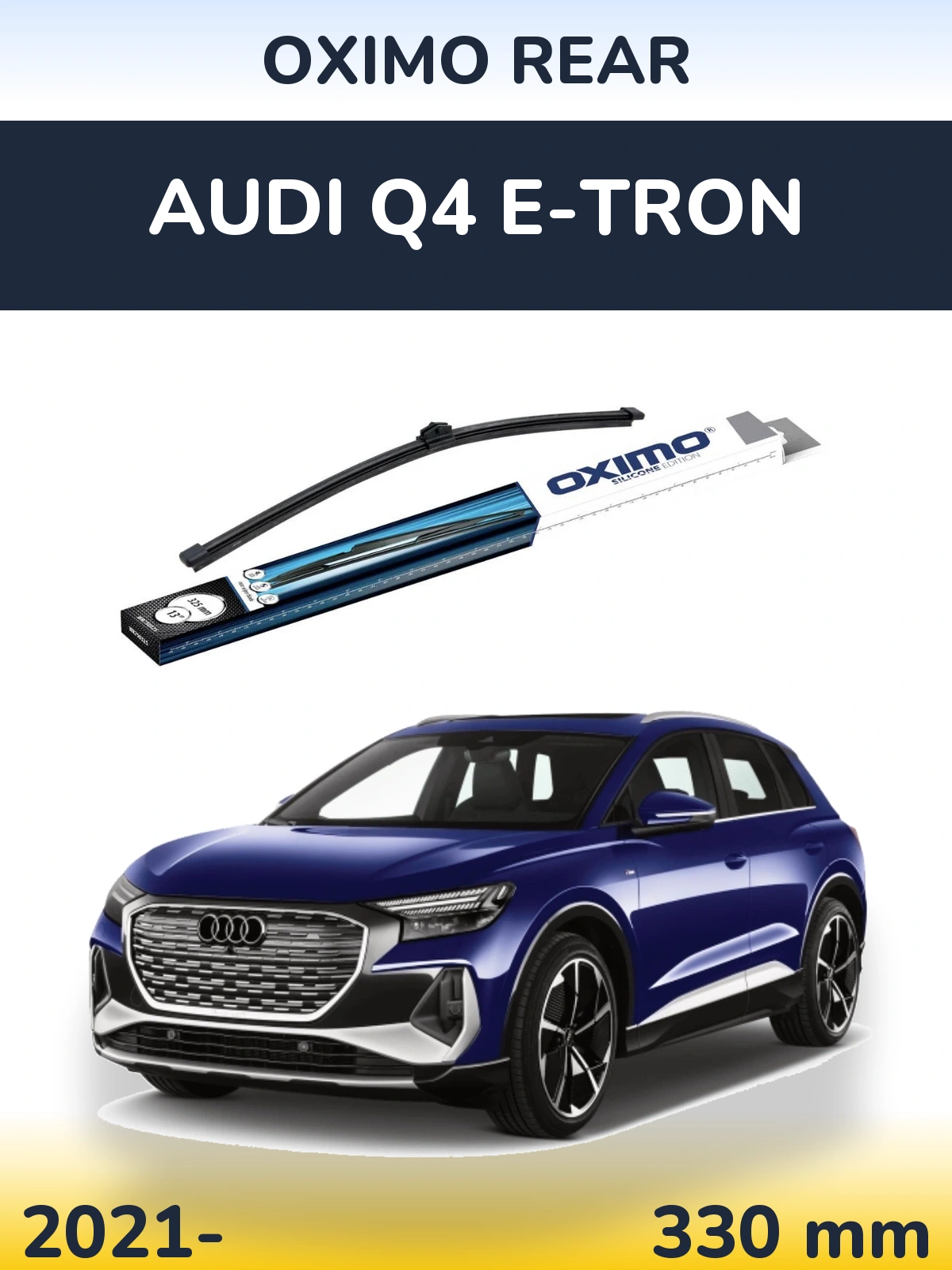Rear wiper blade Oximo Rear 325 mm for Audi Q4 e-tron 2021-2026