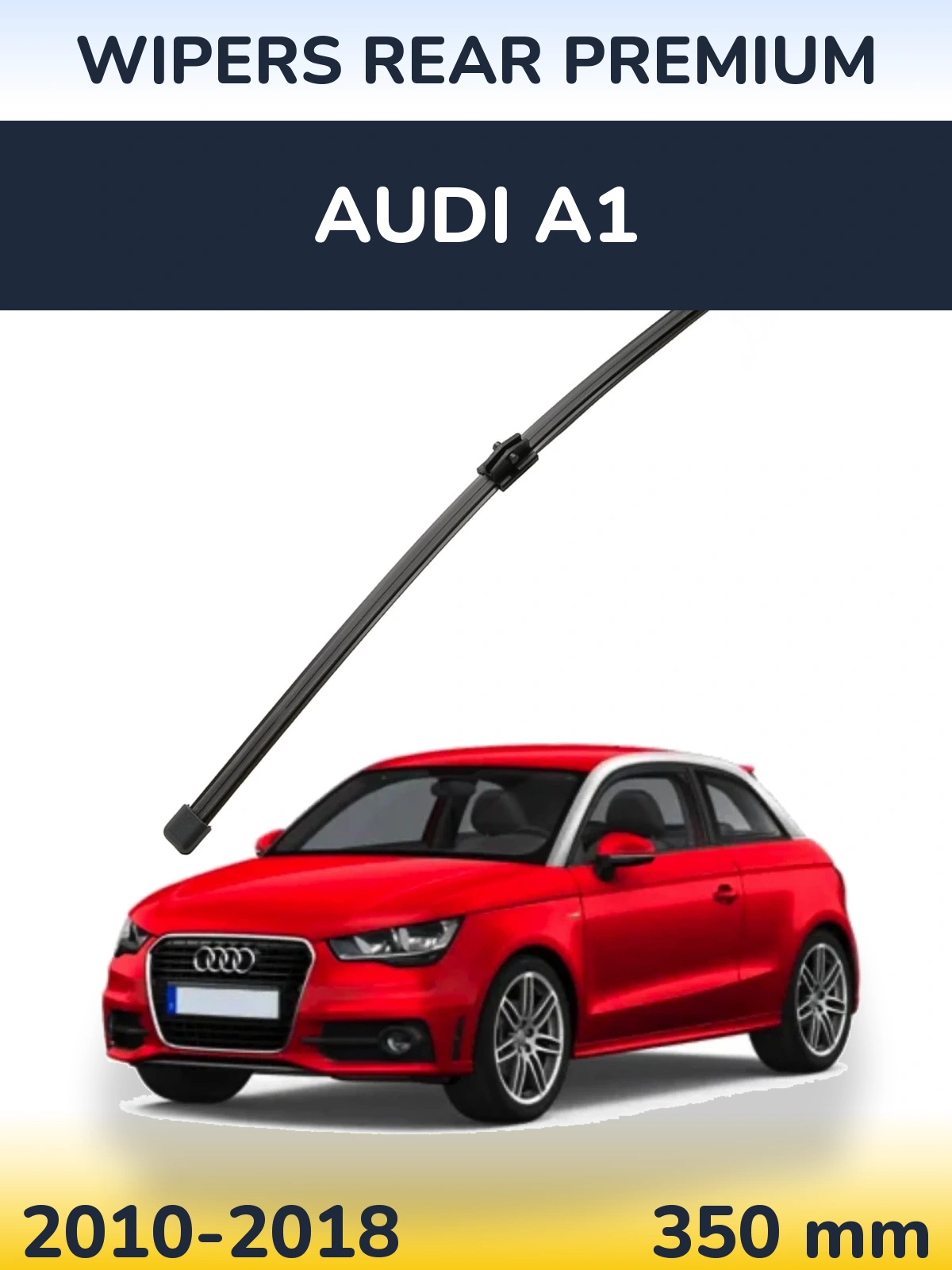 Rear wiper blade WIPERS REAR PREMIUM 350 mm for Audi A1 2010-2018