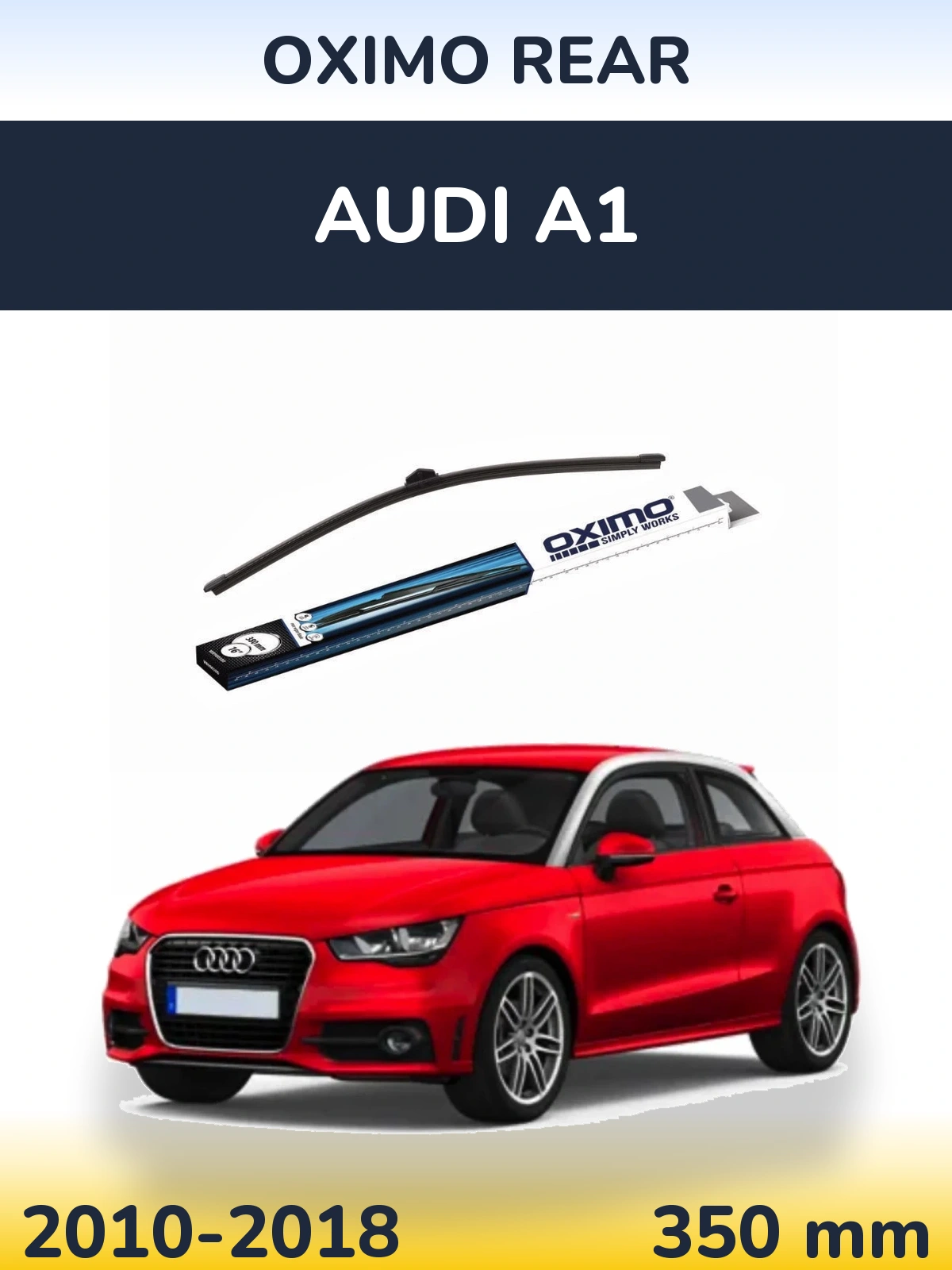 Tylna wycieraczka Oximo Rear 380 mm do Audi A1 2010-2018