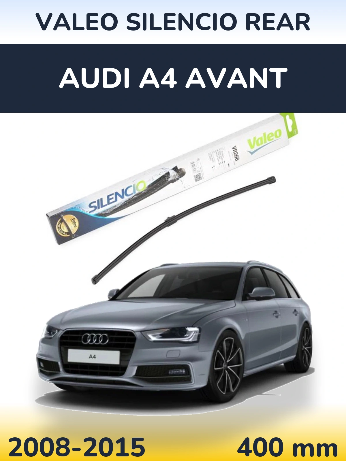 Tylna wycieraczka Valeo Silencio Rear 400 mm do Audi A4 Avant 2008-2015
