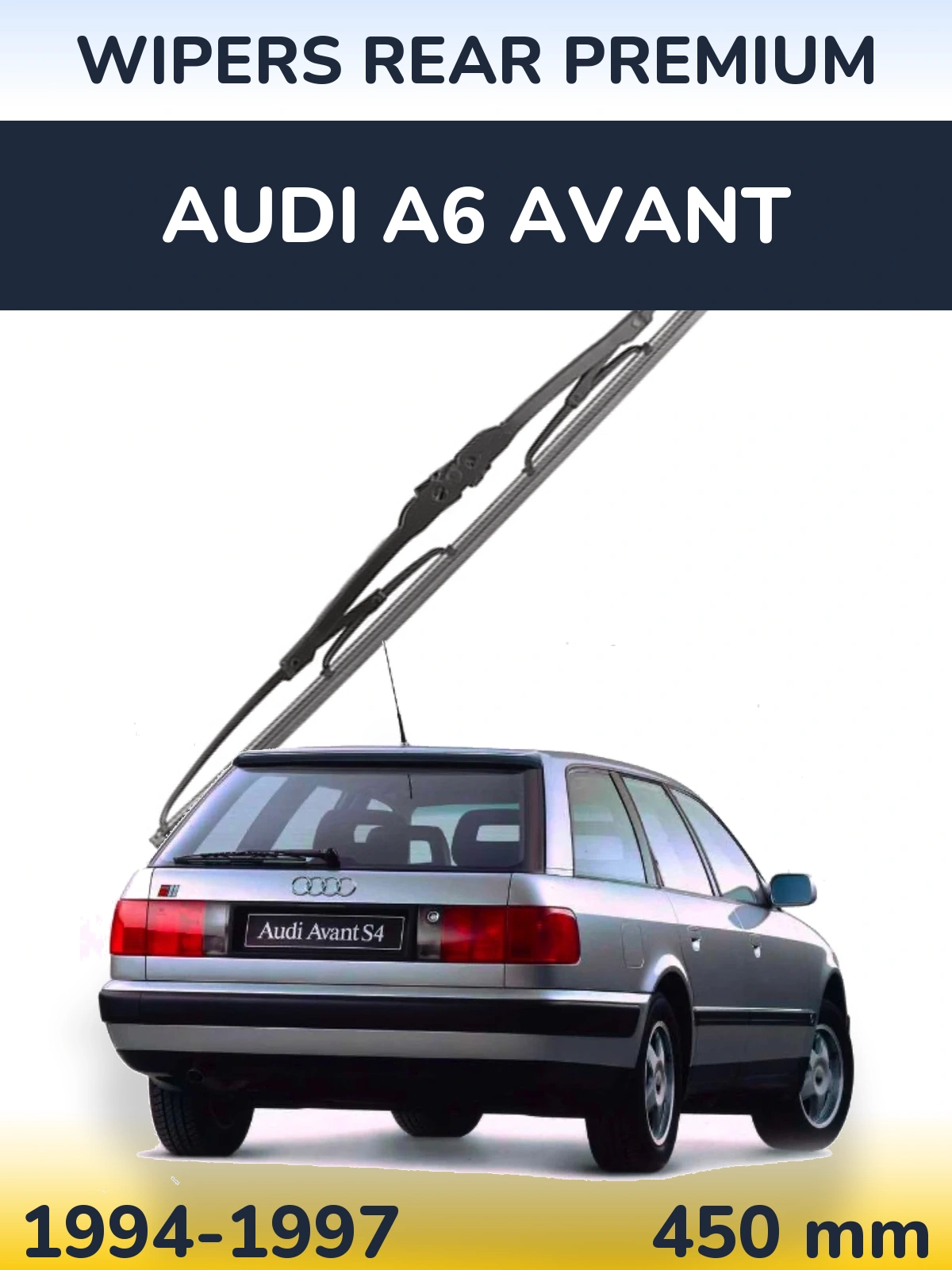 Tylna wycieraczka WIPERS REAR PREMIUM 450 mm do Audi A6 Avant 1994-1997