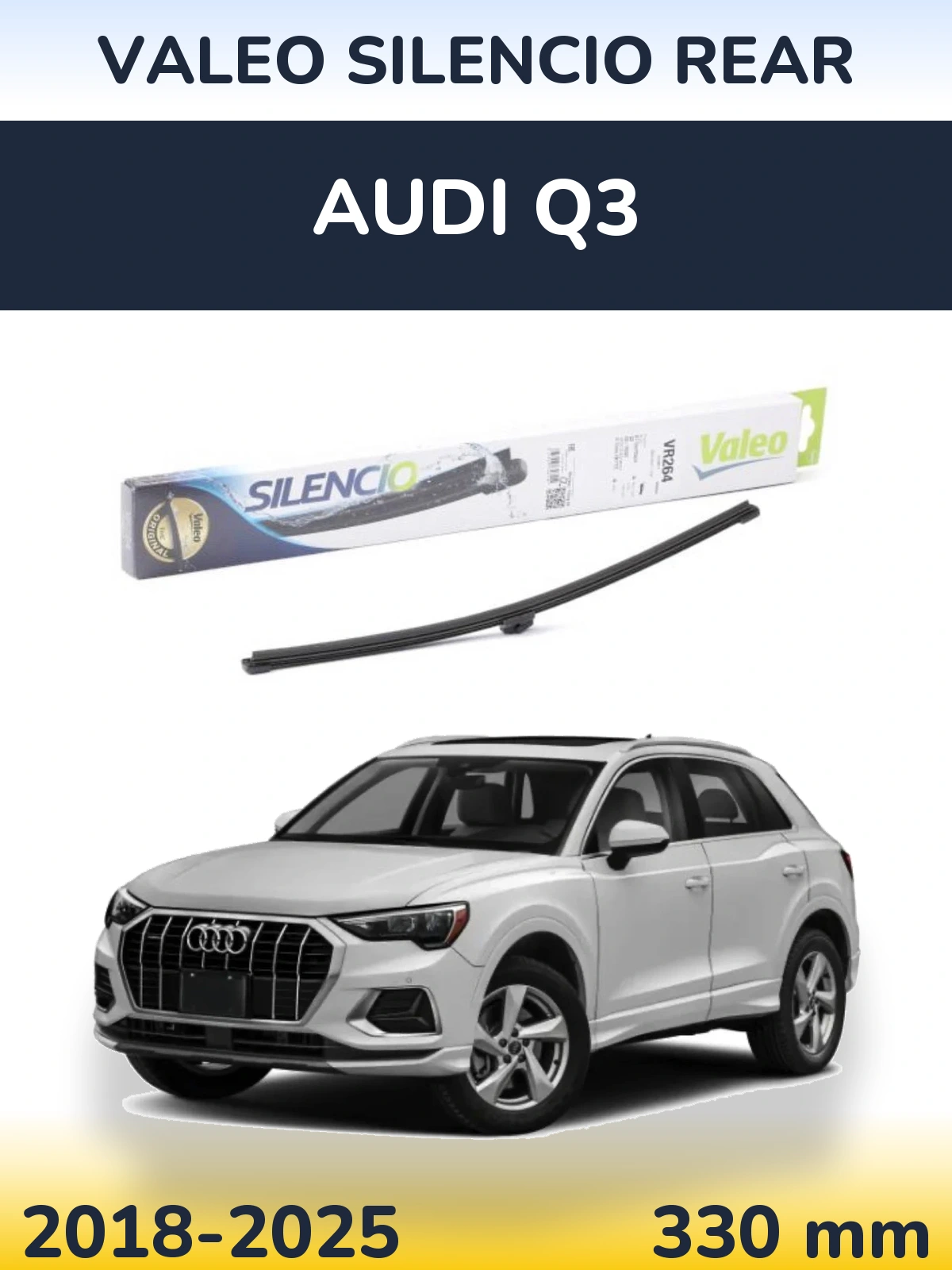 Tylna wycieraczka Valeo Silencio Rear 320 mm do Audi Q3 2018-2025
