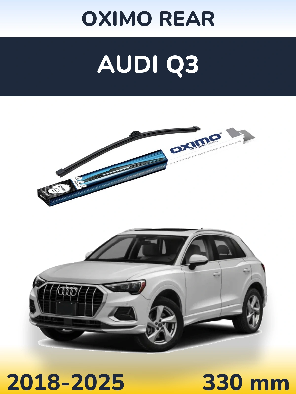 Rear wiper blade Oximo Rear 325 mm for Audi Q3 2018-2025