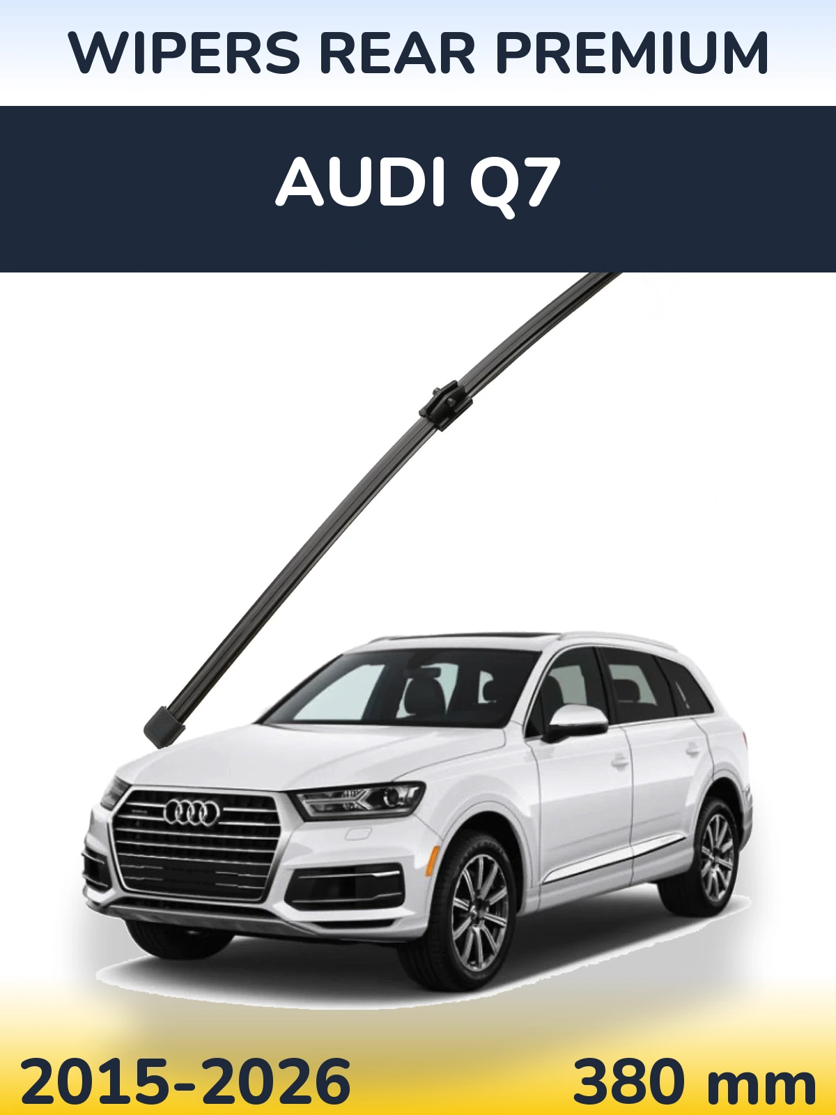 Задний дворник WIPERS REAR PREMIUM 380 мм для Audi Q7 2015-2026