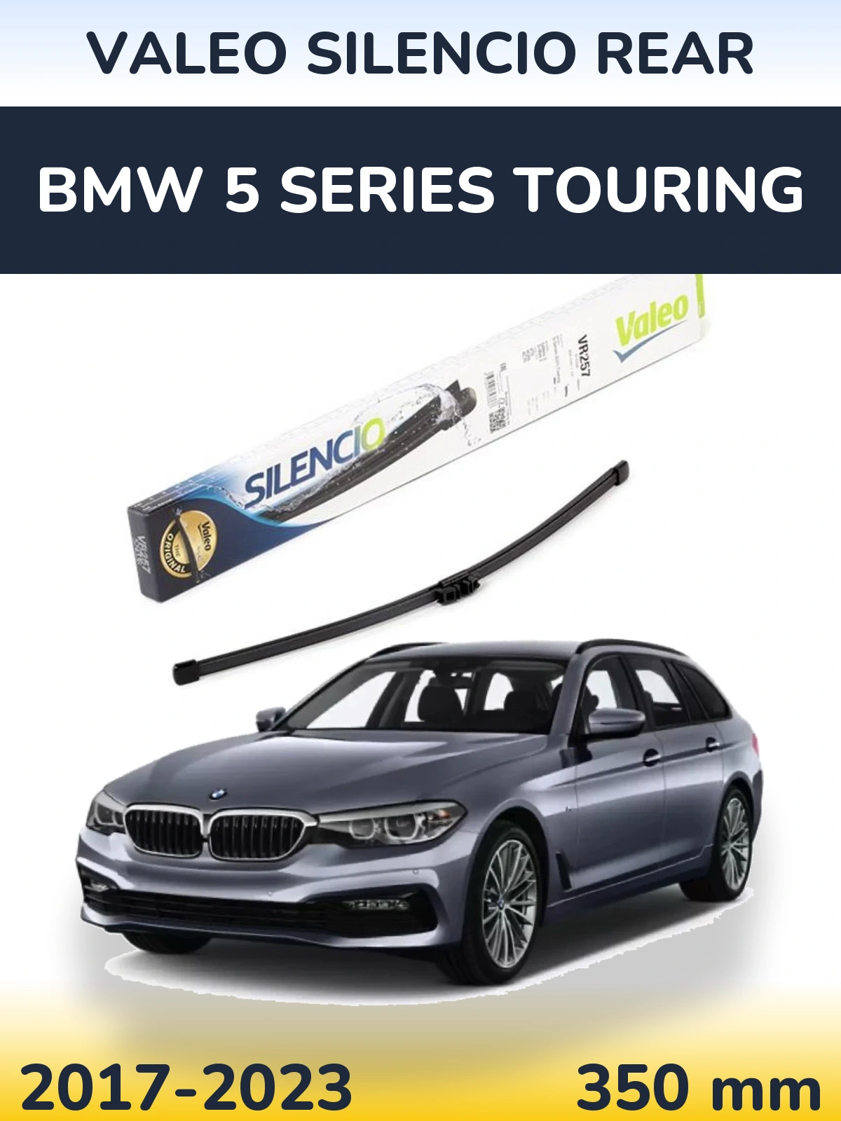 Tylna wycieraczka Valeo Silencio Rear 350 mm do BMW Seria 5 Touring 2017-2023