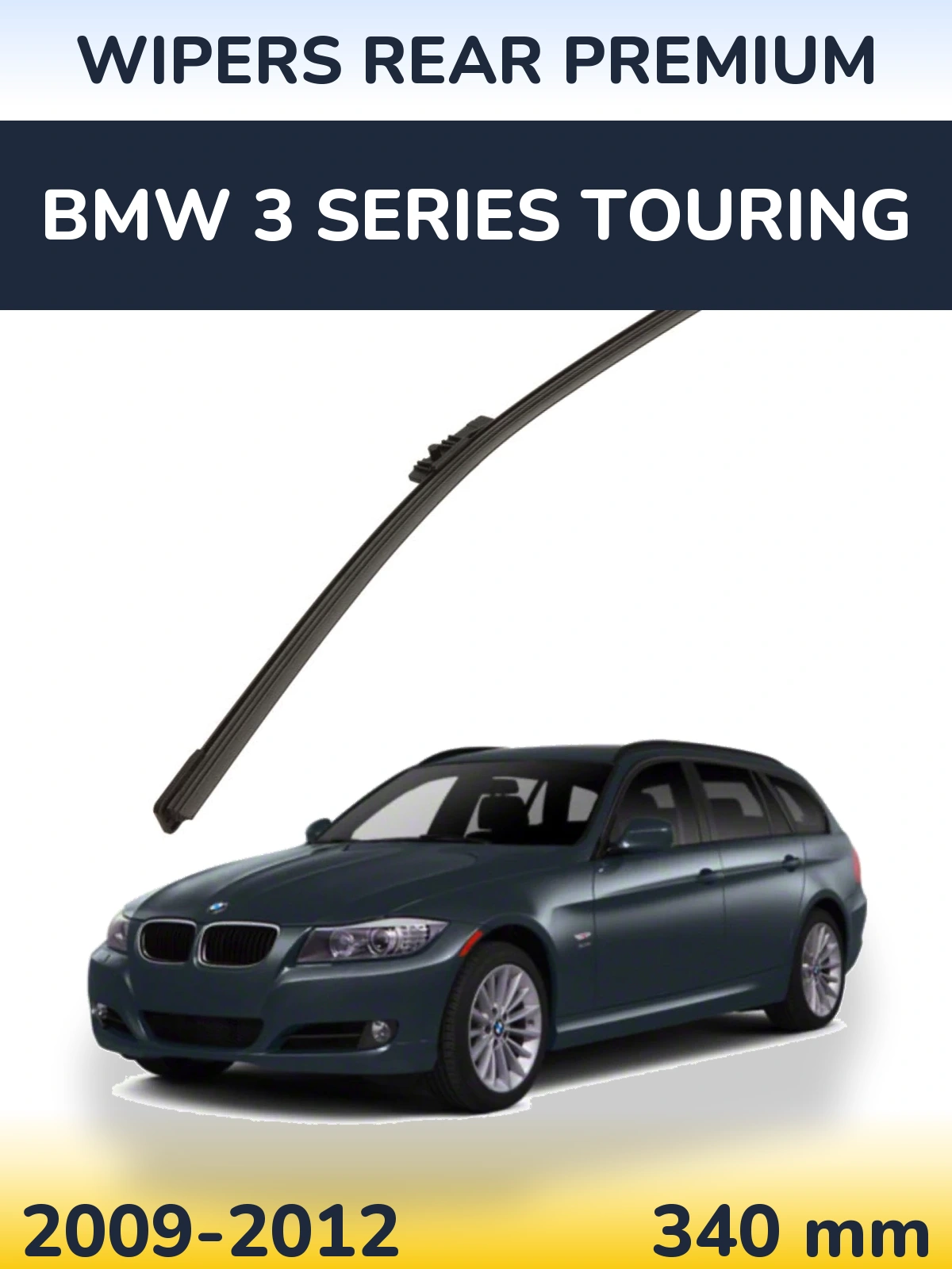 Tylna wycieraczka WIPERS REAR PREMIUM 340 mm do BMW Seria 3 Touring 2009-2012