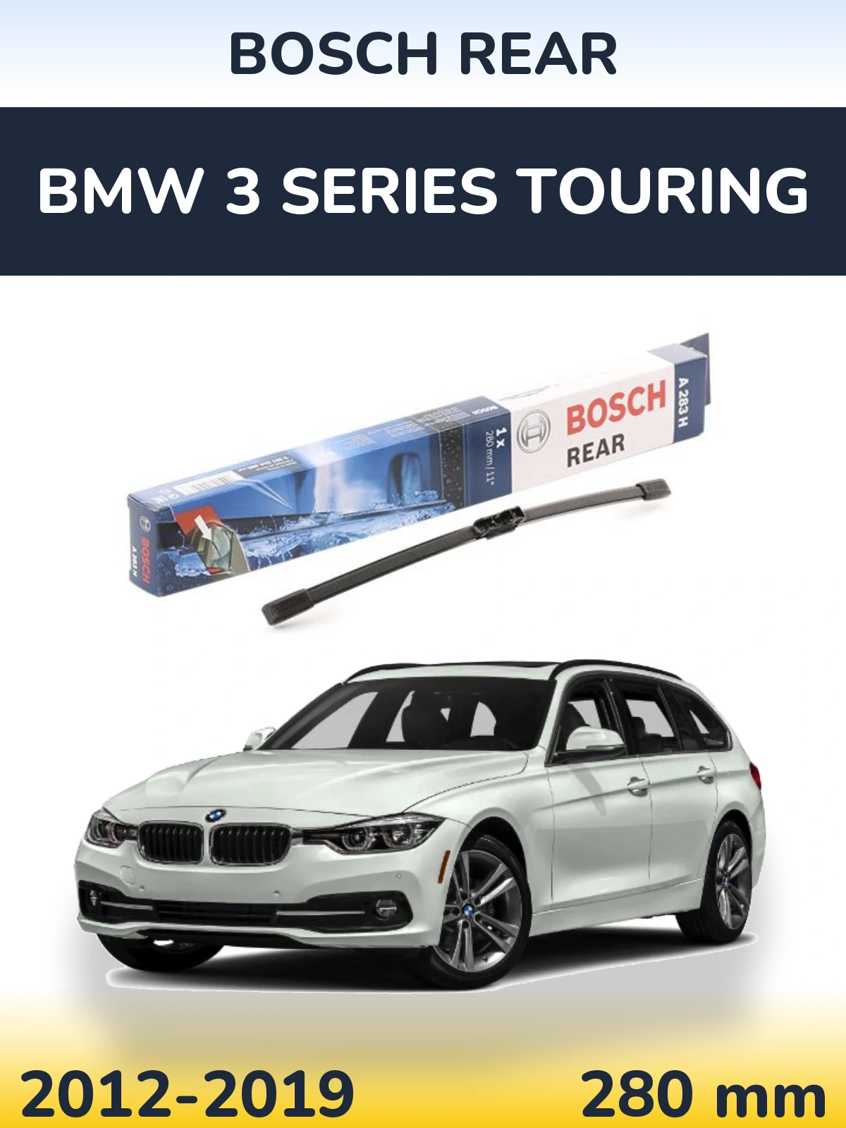 Tylna wycieraczka BOSCH Rear 280 mm do BMW Seria 3 Touring 2012-2019