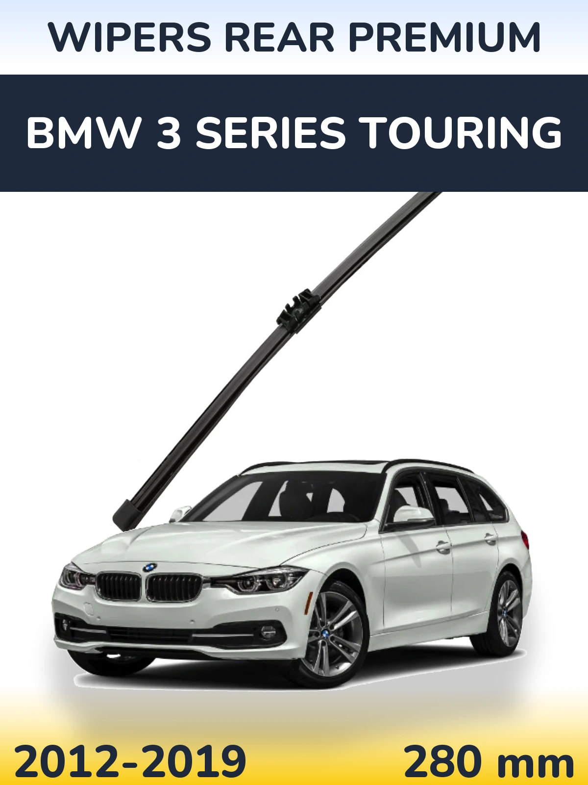 Tylna wycieraczka WIPERS REAR PREMIUM 280 mm do BMW Seria 3 Touring 2012-2019