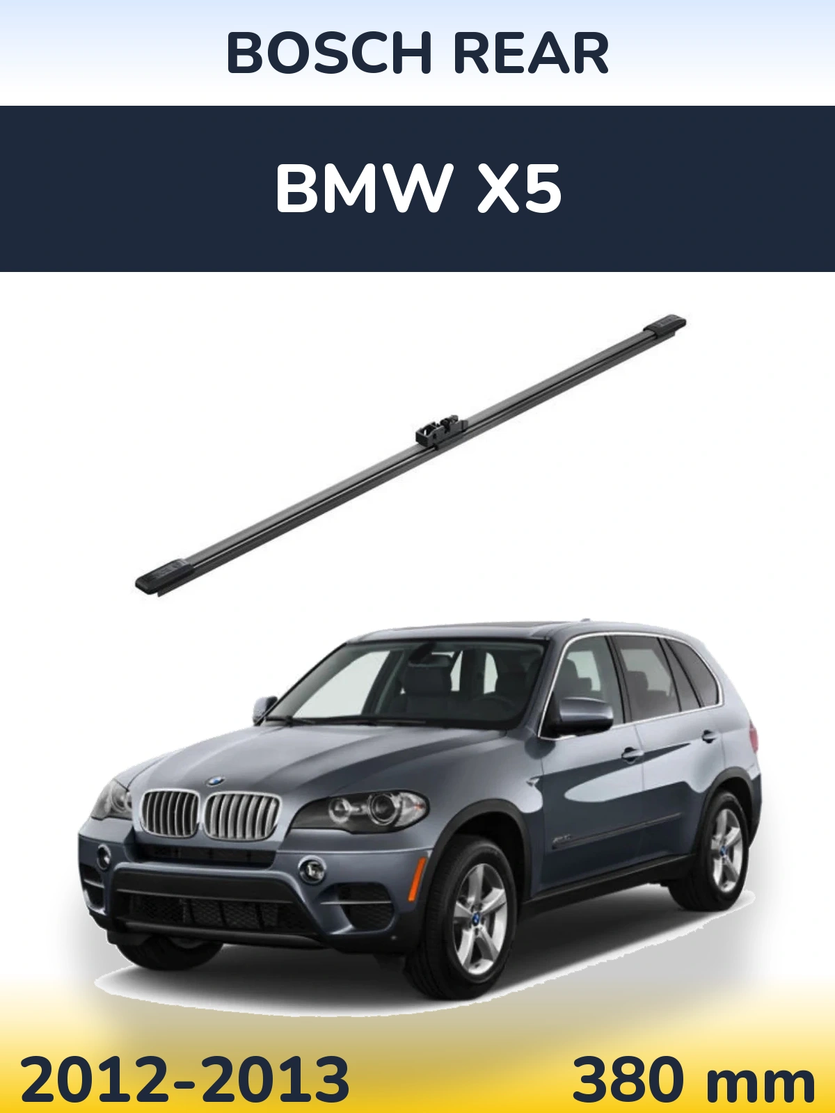Tylna wycieraczka BOSCH Rear 380 mm do BMW X5 2012-2013