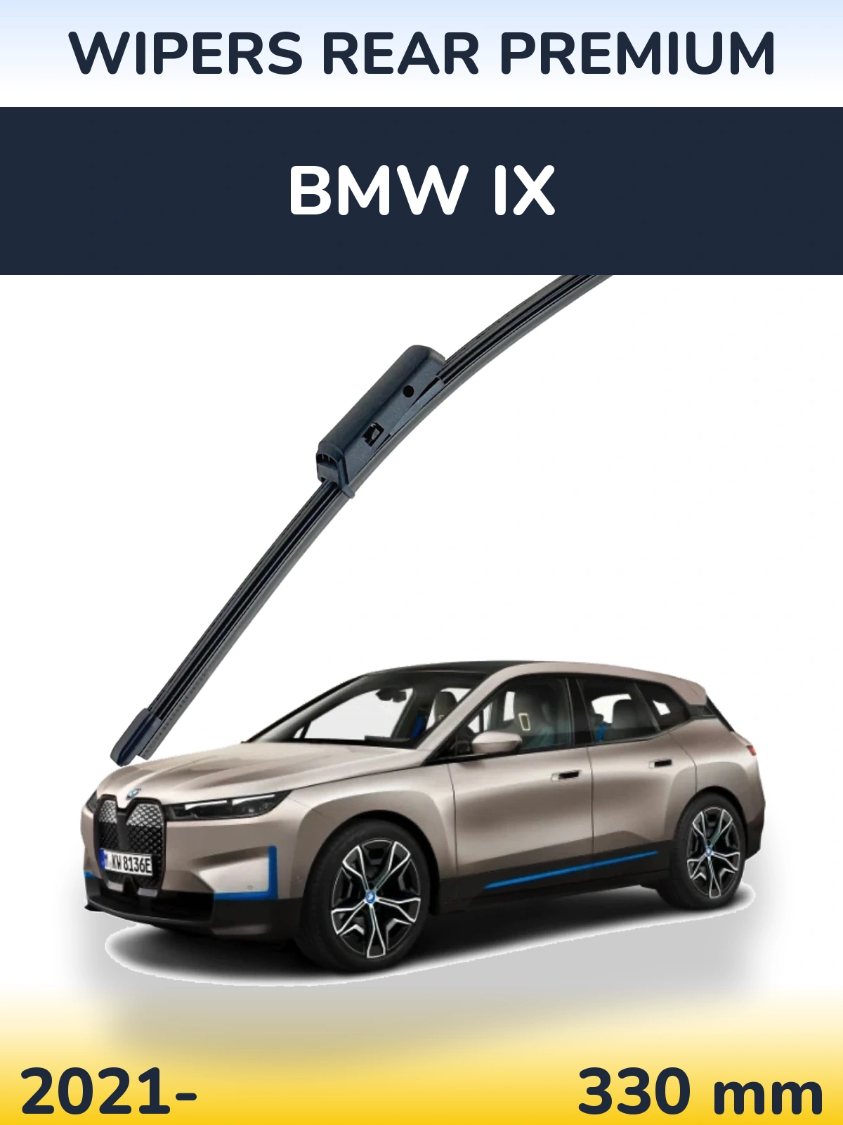 Rear wiper blade WIPERS REAR PREMIUM 330 mm for BMW iX 2021-2026