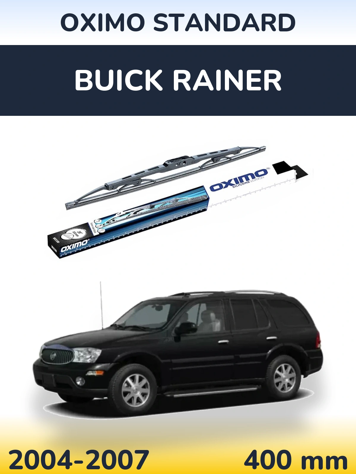 Задний дворник Oximo Standard 400 мм для Buick Rainer 2004-2007