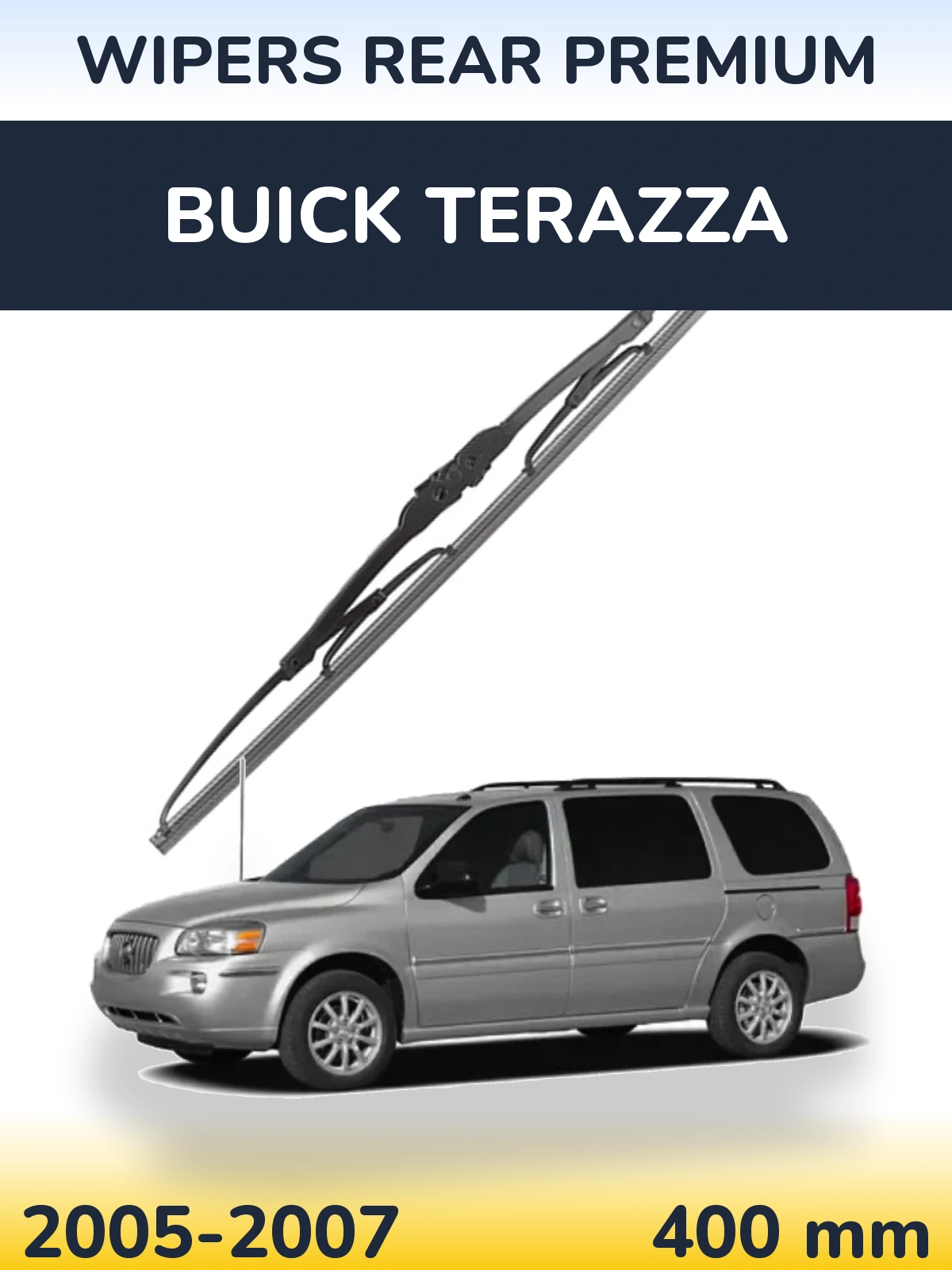 Tylna wycieraczka WIPERS REAR PREMIUM 400 mm do Buick Terazza 2005-2007