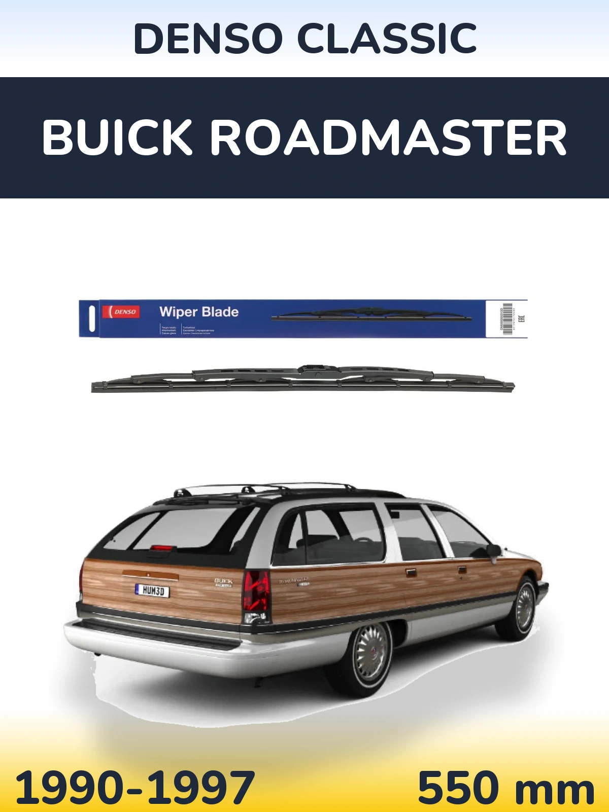 Tylna wycieraczka Denso Classic 550 mm do Buick Roadmaster 1990-1997