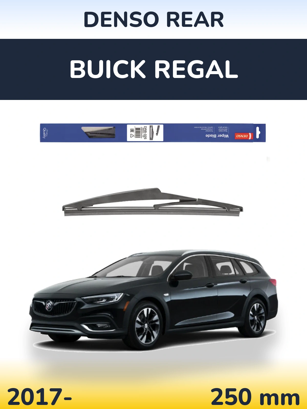 Tylna wycieraczka Denso Rear 250 mm do Buick Regal 2017-2026