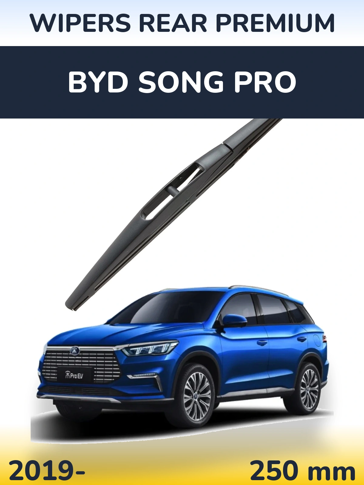 Tylna wycieraczka WIPERS REAR PREMIUM 250 mm do BYD Song Pro 2019-2026