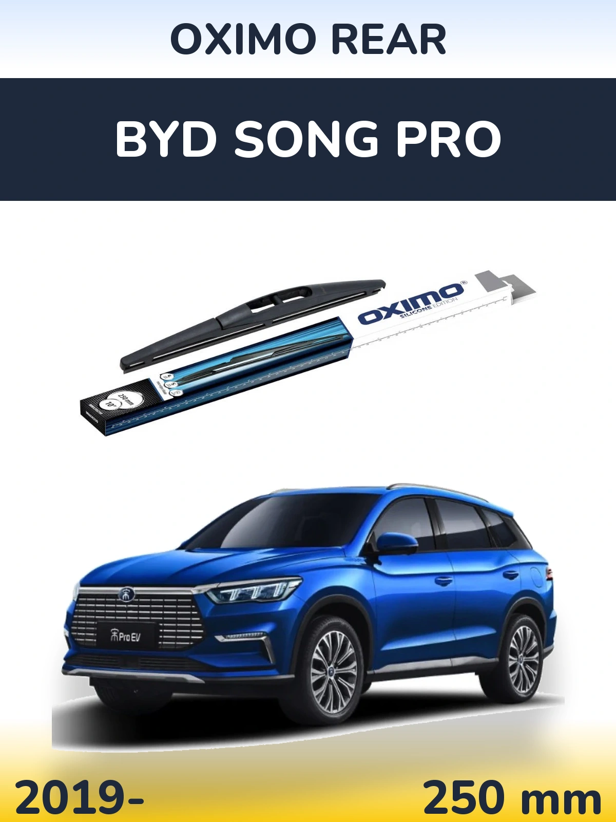 Tylna wycieraczka Oximo Rear 250 mm do BYD Song Pro 2019-2026