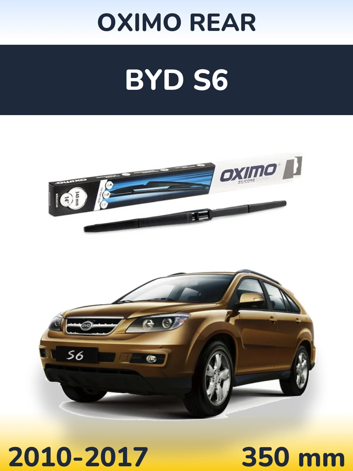 Tylna wycieraczka Oximo Rear 350 mm do BYD S6 2010-2017