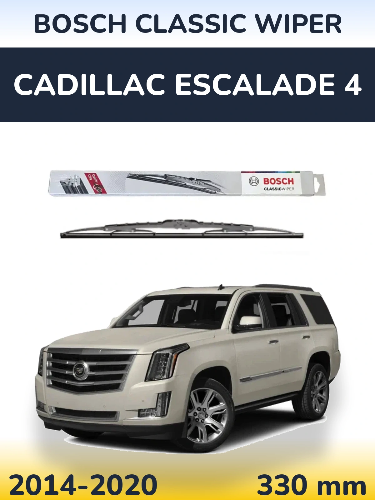 Tylna wycieraczka BOSCH Classic Wiper 340 mm do Cadillac Escalade 4 2014-2020