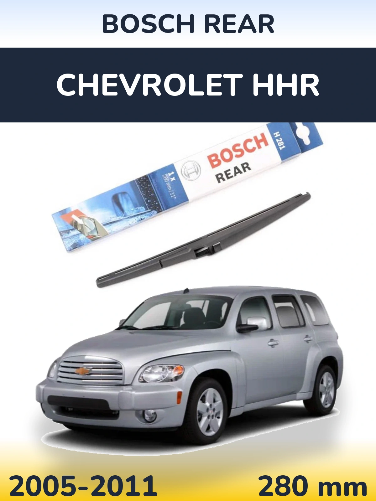 Задний дворник BOSCH Rear 280 мм для Chevrolet HHR 2005-2011