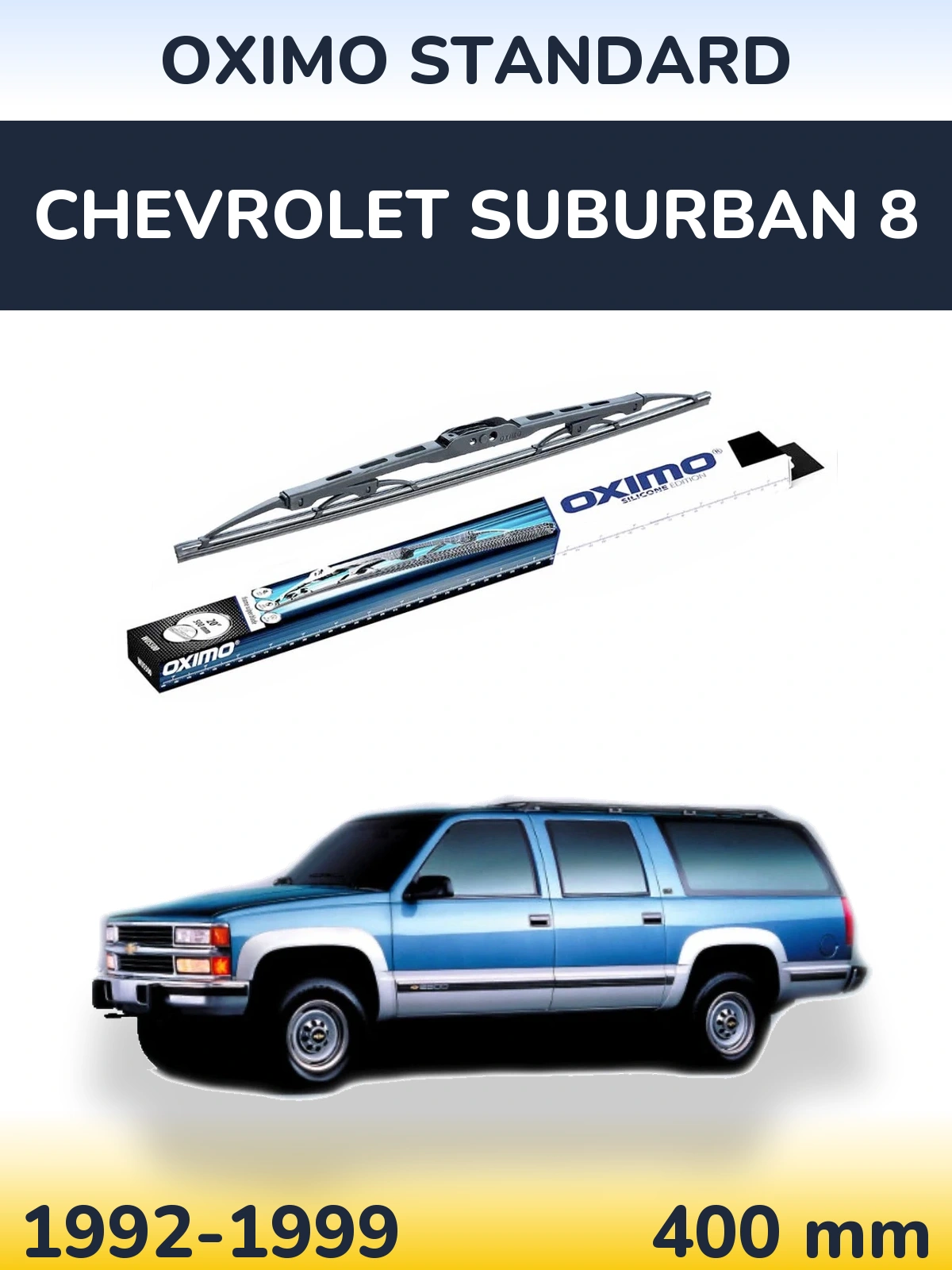 Tylna wycieraczka Oximo Standard 400 mm do Chevrolet Suburban 8 1992-1999