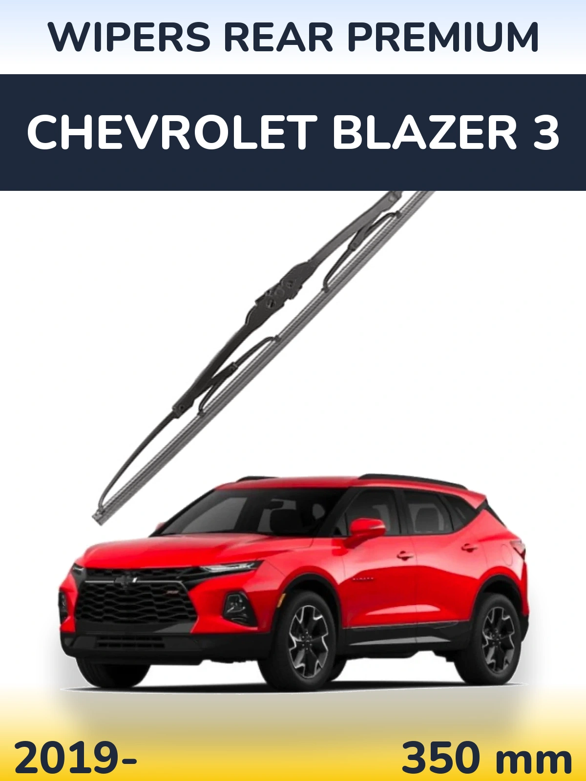 Rear wiper blade WIPERS REAR PREMIUM 350 mm for Chevrolet Blazer 3 2019-2026