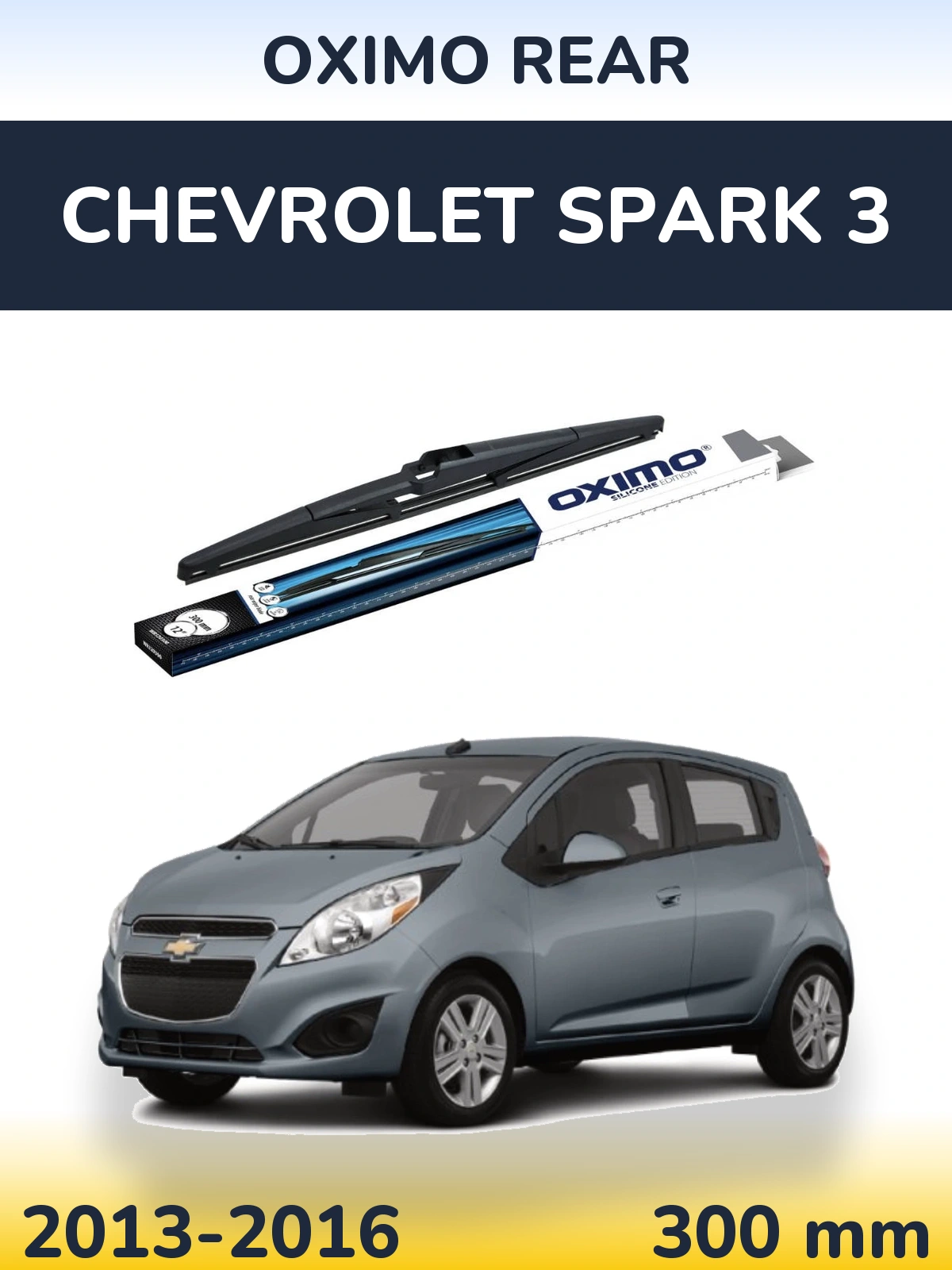 Rear wiper blade Oximo Rear 300 mm for Chevrolet Spark 3 2013-2016