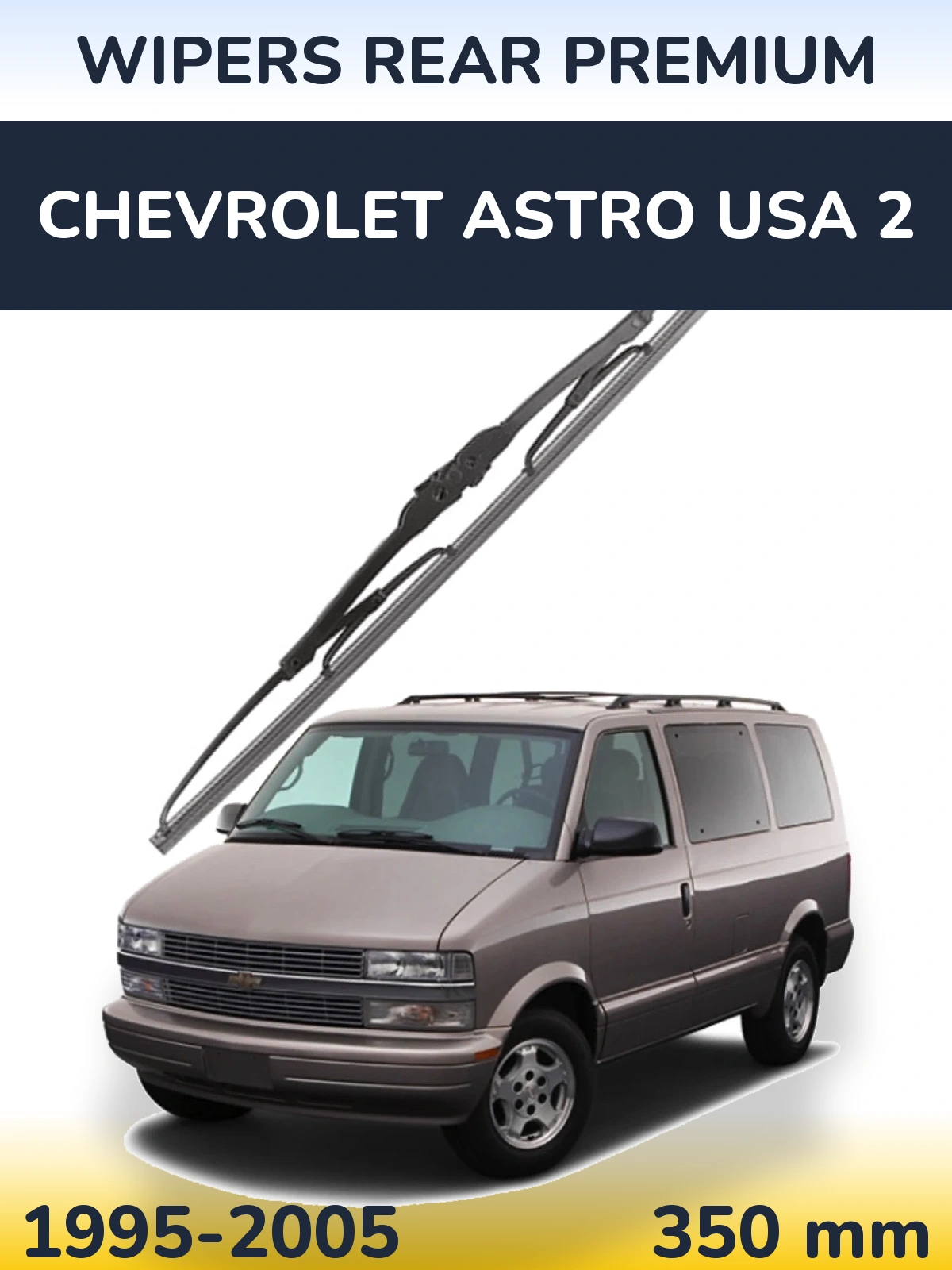 Задний дворник WIPERS REAR PREMIUM 350 мм для Chevrolet Astro USA 2 1995-2005