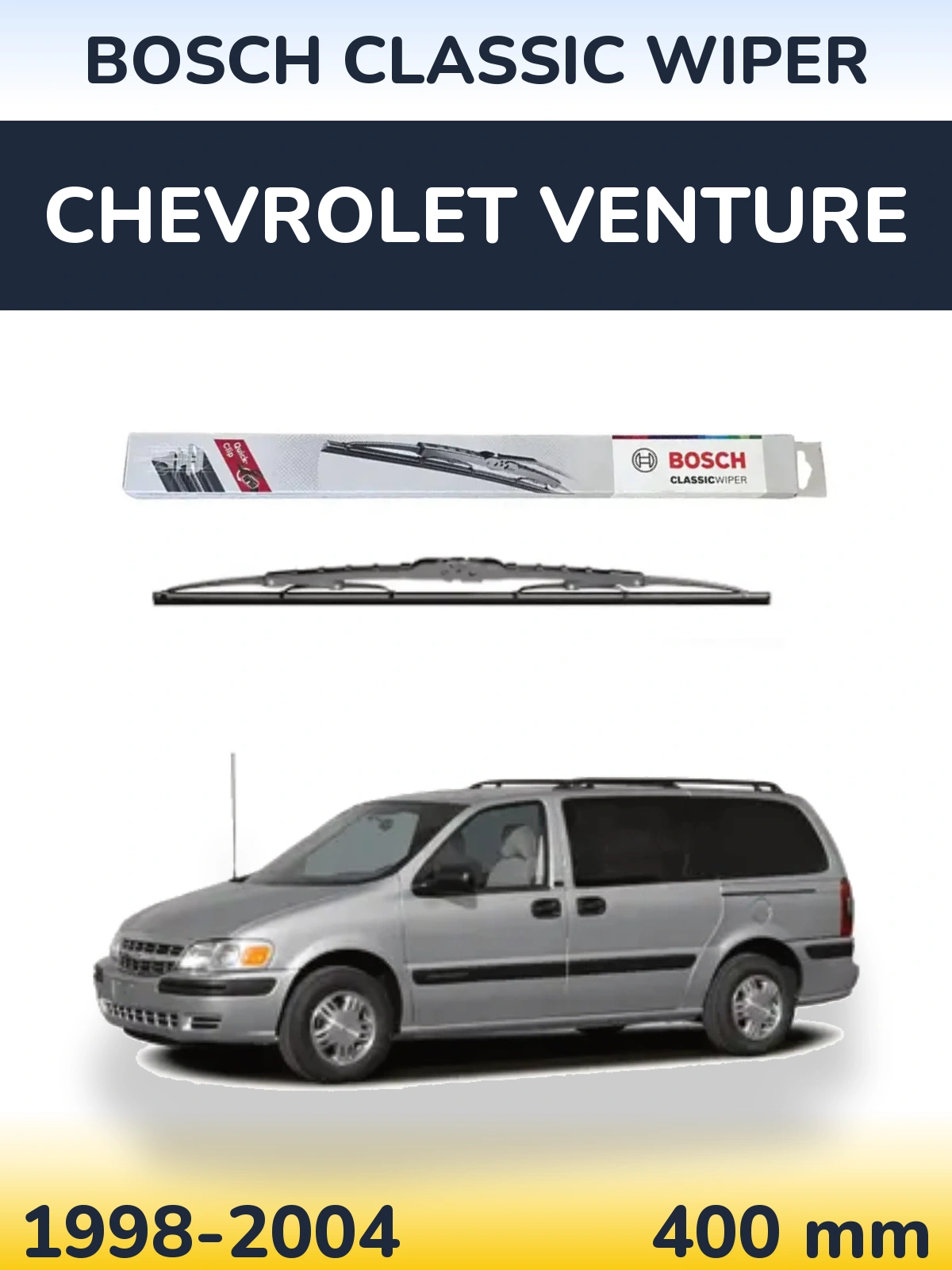 Tylna wycieraczka BOSCH Classic Wiper 400 mm do Chevrolet Venture 1998-2004