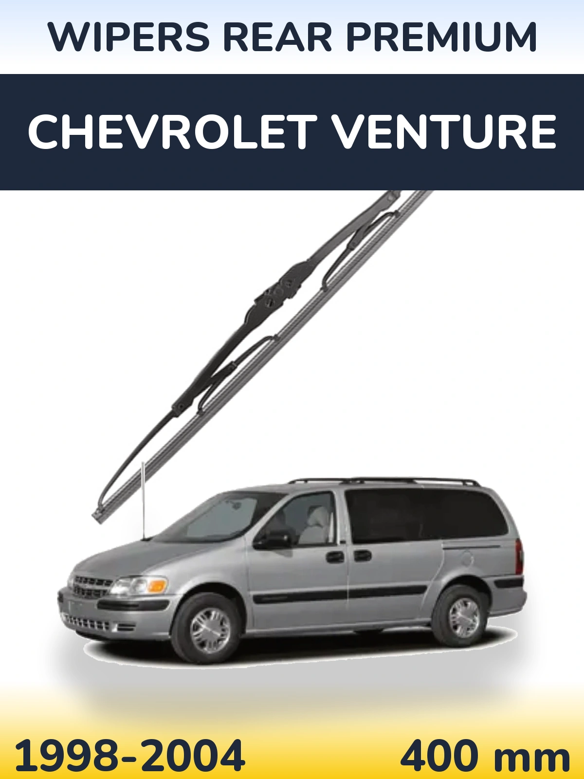 Rear wiper blade WIPERS REAR PREMIUM 400 mm for Chevrolet Venture 1998-2004