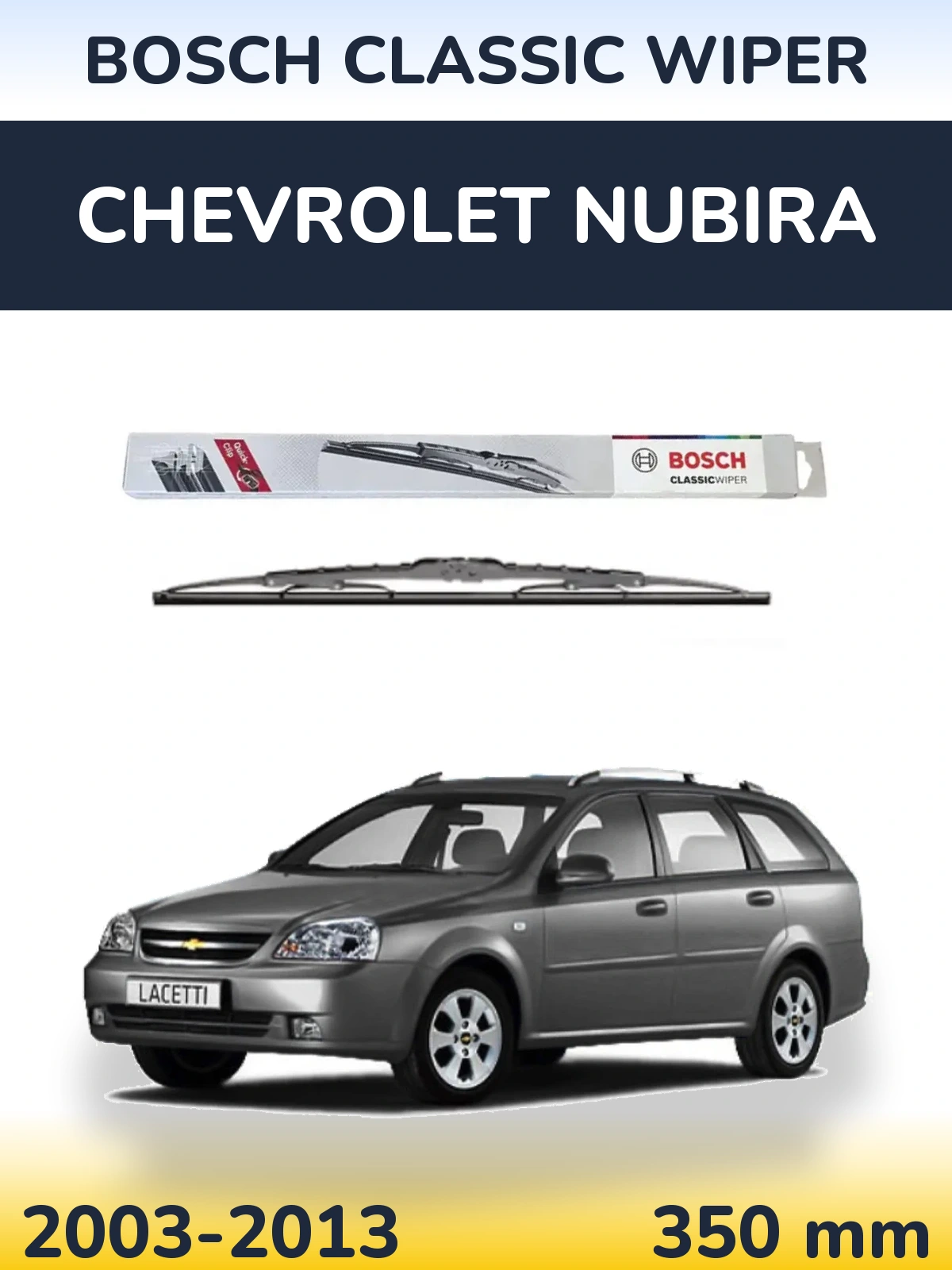 Tylna wycieraczka BOSCH Classic Wiper 340 mm do Chevrolet Nubira 2003-2013