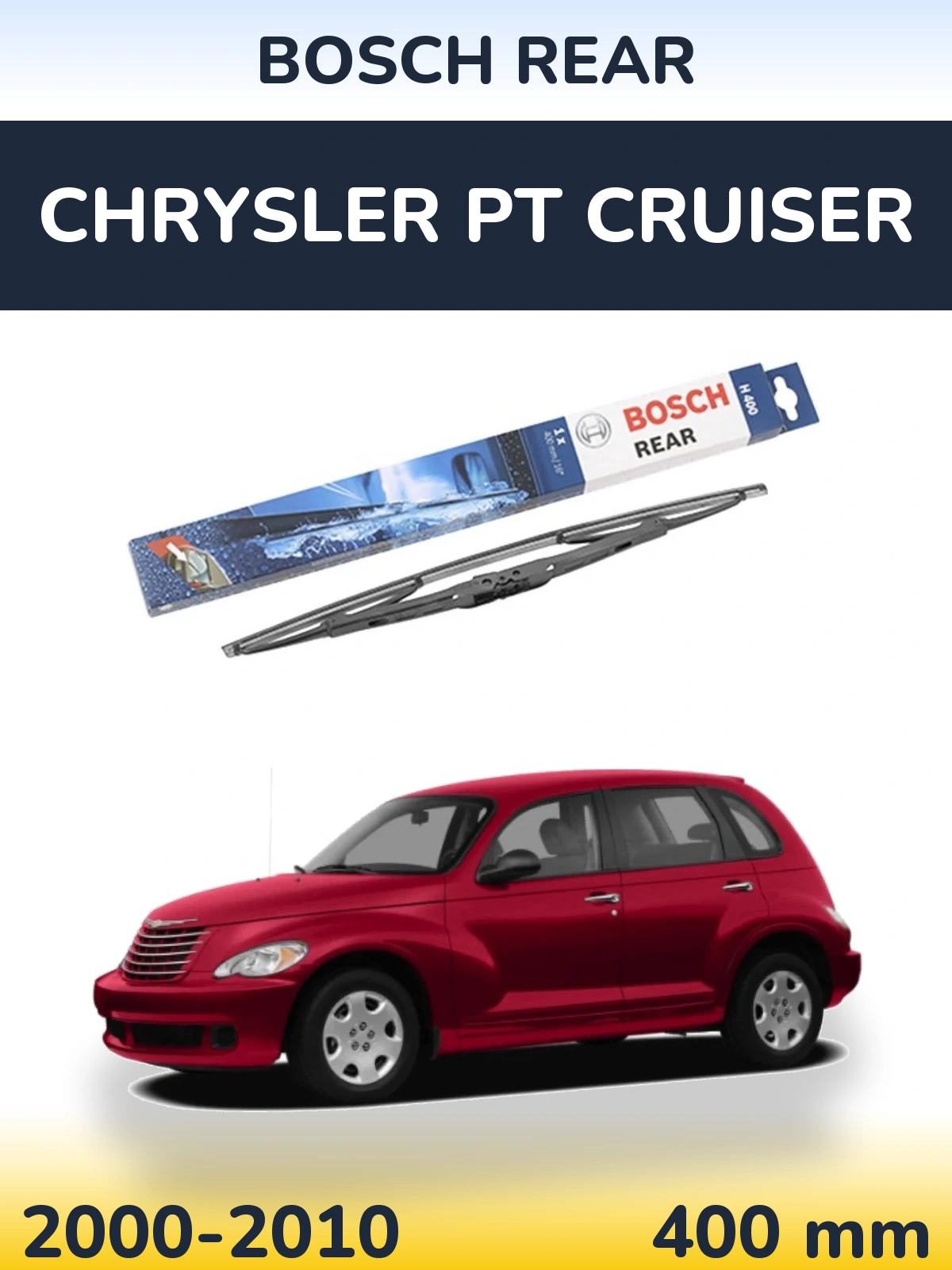 Задня щітка BOSCH Rear 400 мм для Chrysler PT Cruiser 2000-2010
