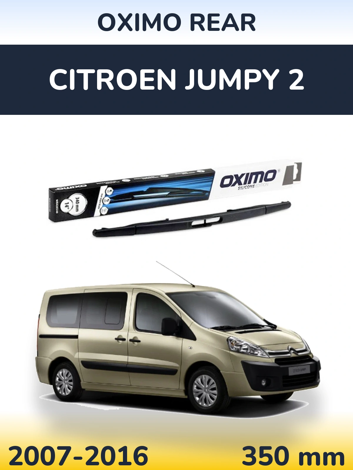 Tylna wycieraczka Oximo Rear 350 mm do Citroen Jumpy 2 2007-2016