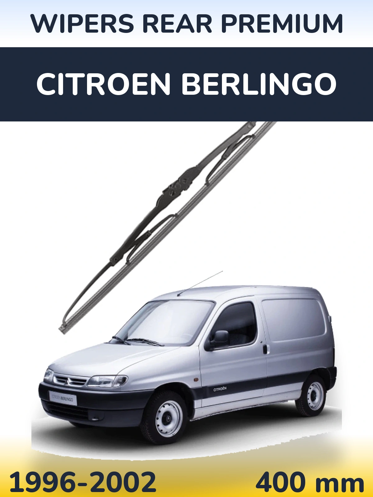 Tylna wycieraczka WIPERS REAR PREMIUM 400 mm do Citroen Berlingo 1996-2002