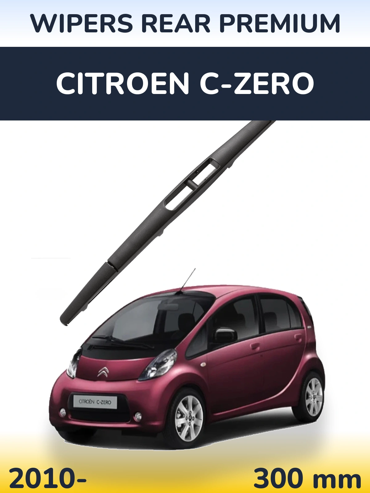 Tylna wycieraczka WIPERS REAR PREMIUM 300 mm do Citroen C-Zero 2010-2026