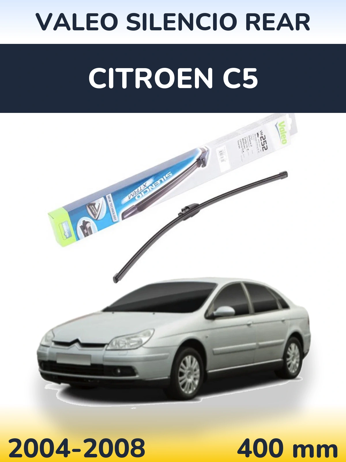 Tylna wycieraczka Valeo Silencio Rear 404 mm do Citroen C5 2004-2008