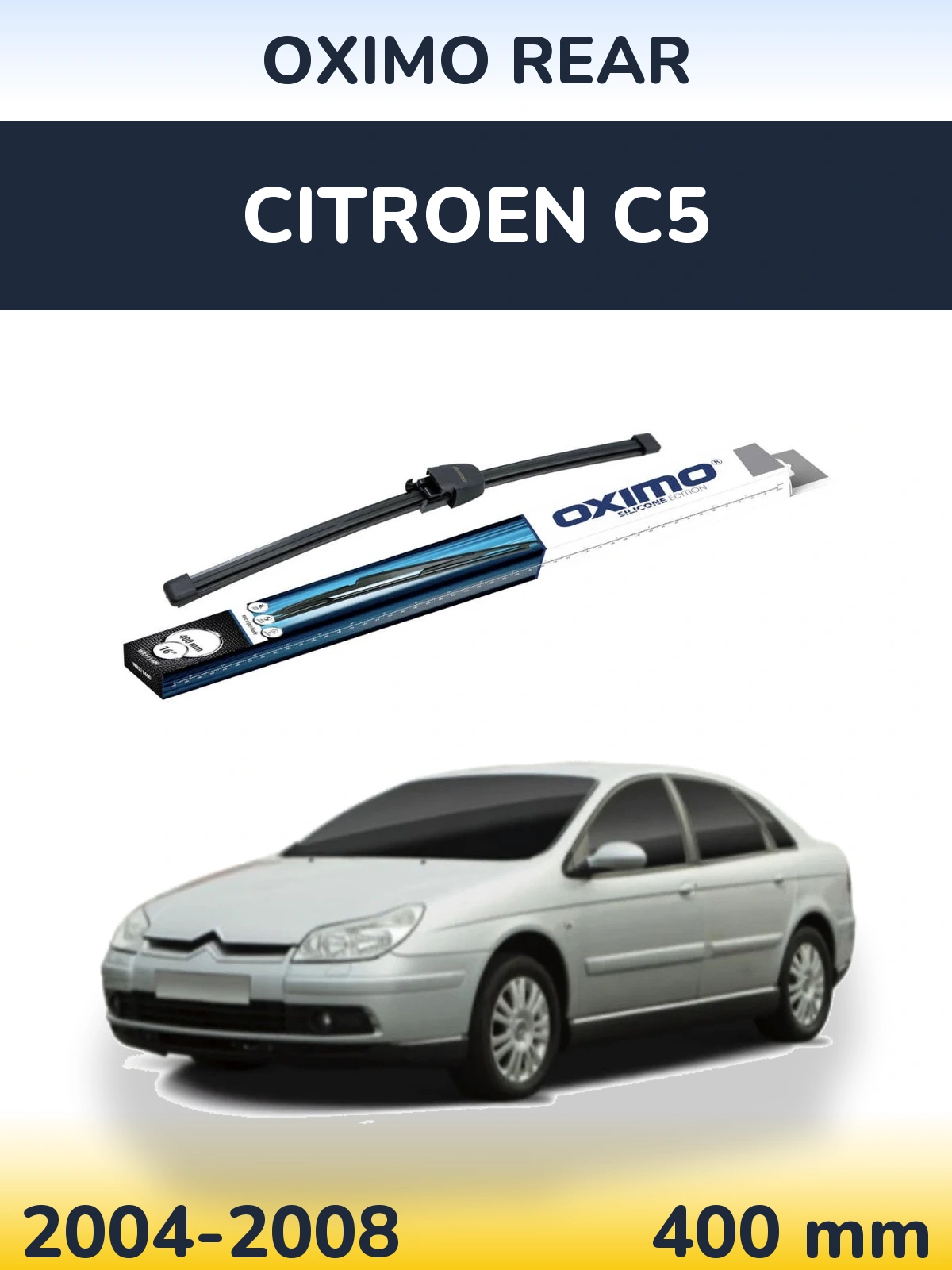Rear wiper blade Oximo Rear 400 mm for Citroen C5 2004-2008