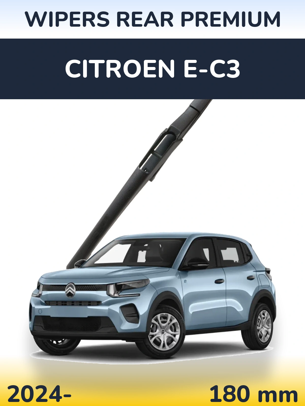 Задня щітка WIPERS REAR PREMIUM 180 мм для Citroen e-C3 2024-2026